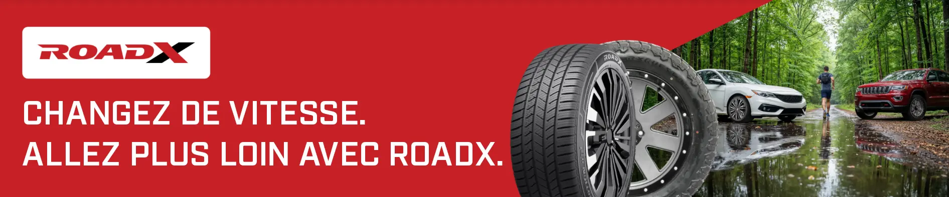 RoadX. Changez de vitesse. Allez plus loin avec RoadX.